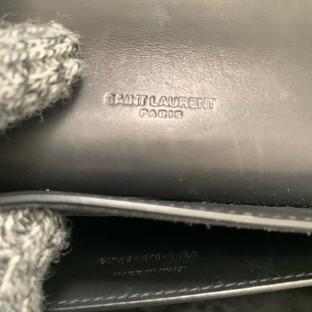 YSL Kaia Monogram Leather Crossbody Bag - Medium - Picture 16 of 16